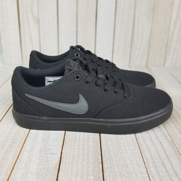 nike sb check canvas black